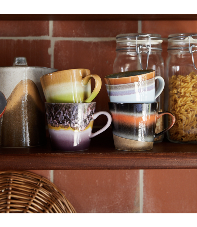 HKLIVING HK Living 70s ceramics: cappuccino mug, ash