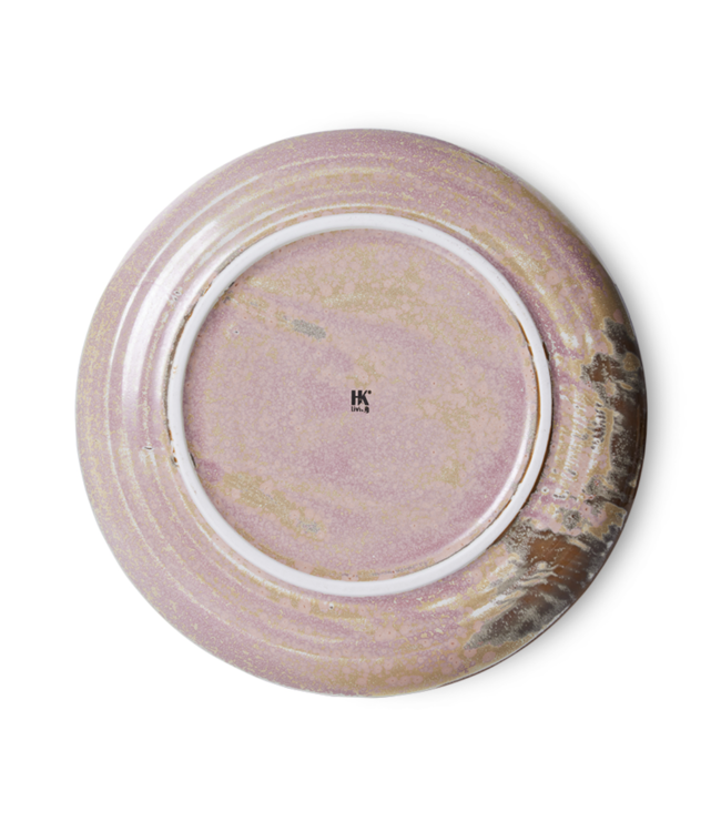 HKLIVING HK Living Chef ceramics side plate rustic pink