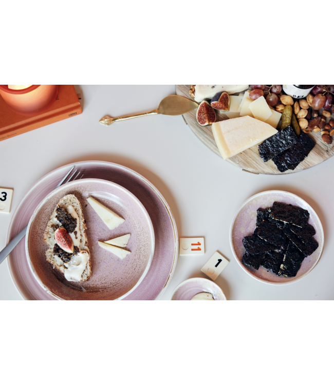 HKLIVING HK Living Chef ceramics side plate rustic pink