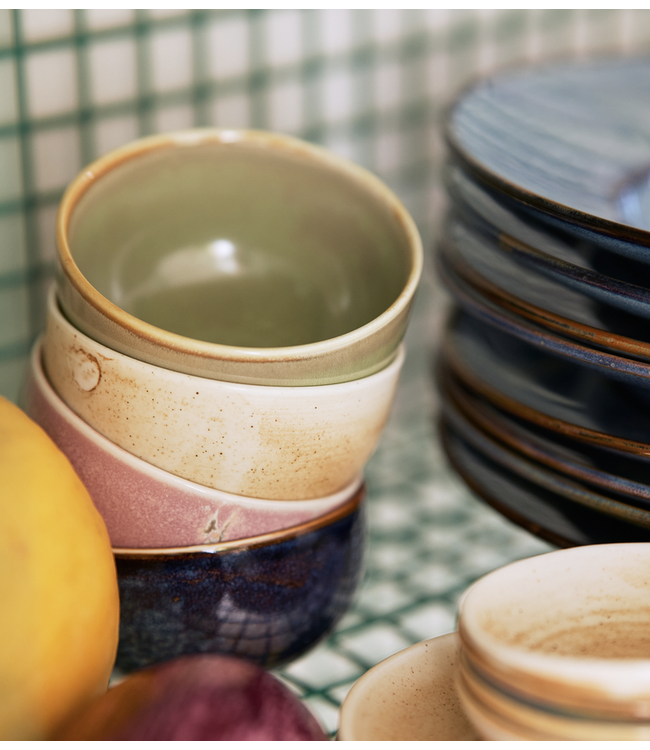 HKLIVING HK Living Chef ceramics bowl, rustic pink