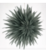 Kerstster snow 40cm turquoise met pendel