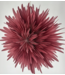 Kerstster snow 60cm pomegrenate met pendel