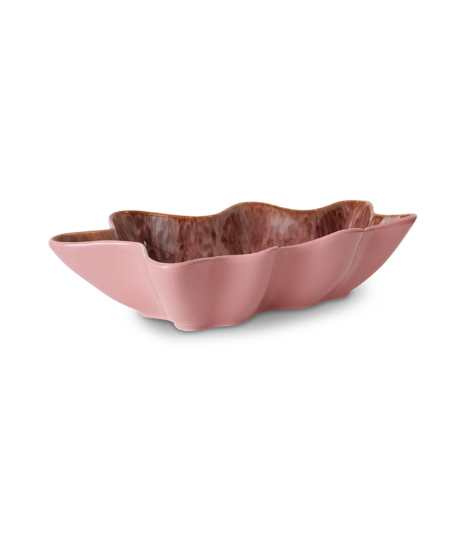 HKLIVING HK Living Shell serving bowl coral
