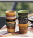 HKLIVING HK Living 70s ceramics: coffee mug tidal