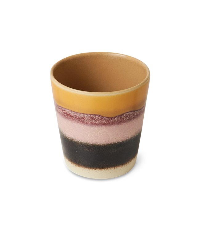 HKLIVING HK Living 70s ceramics: coffee mug sunset