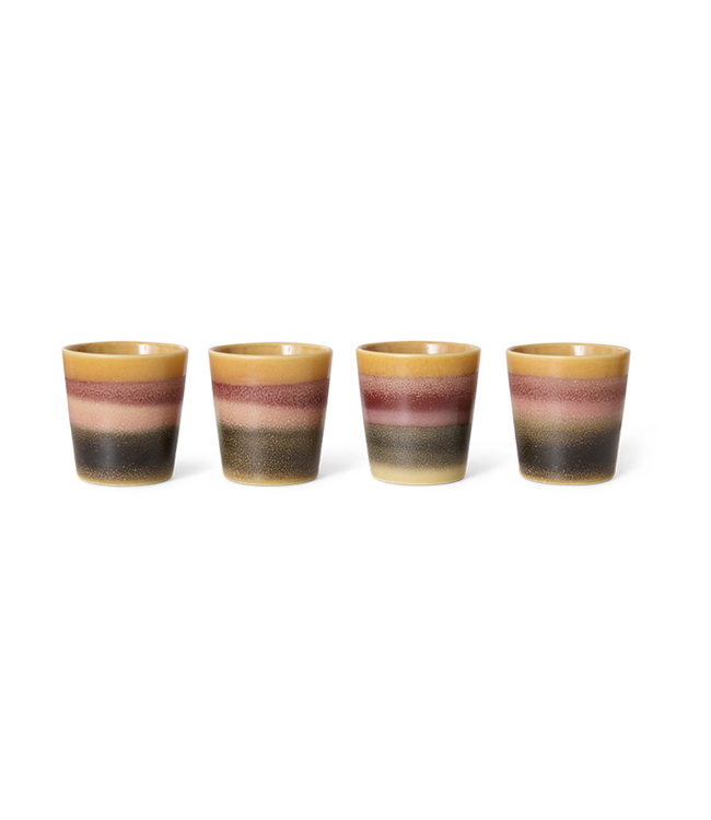 HKLIVING HK Living 70s ceramics: coffee mug sunset