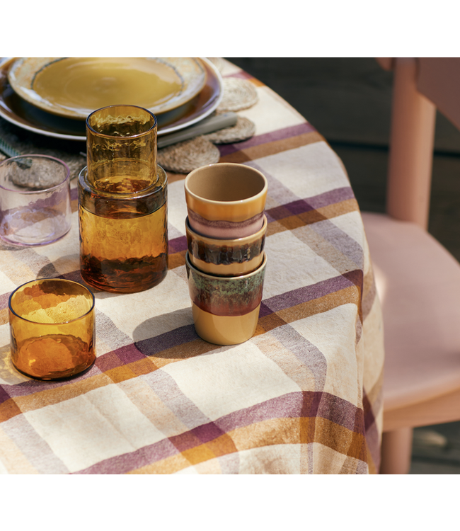 HKLIVING HK Living 70s ceramics: coffee mug sunset