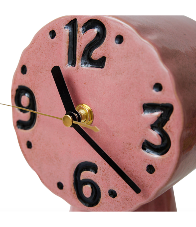 HKLIVING HK Living Retro ceramic clock pink
