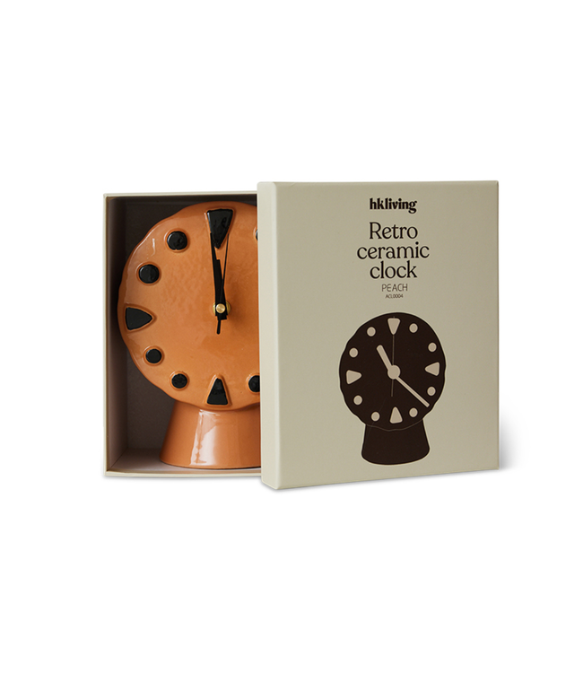 HKLIVING HK Living Retro ceramic clock peach