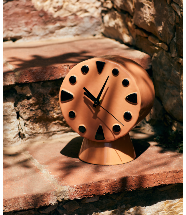 HKLIVING HK Living Retro ceramic clock peach