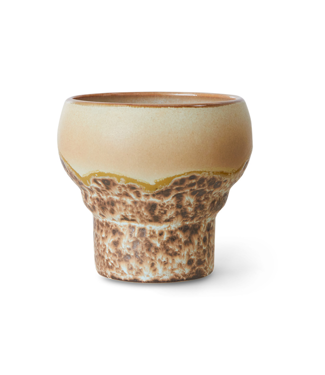 HKLIVING HK Living 70s ceramics: lungo mugs coral (set of 2)