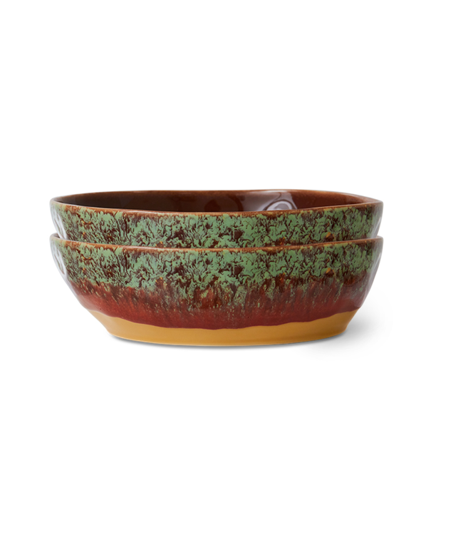 HKLIVING HK Living 70s ceramics: pasta bowl cove