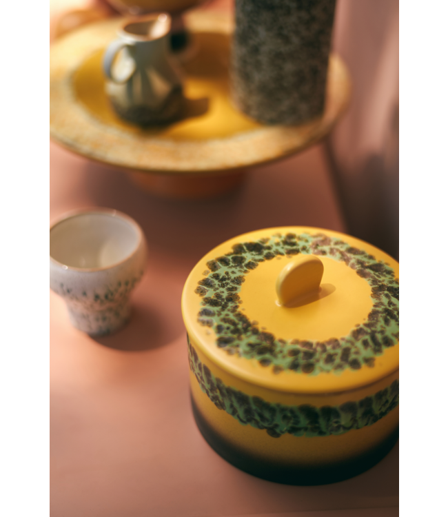 HKLIVING HK Living 70s ceramics: cookie jar kelp