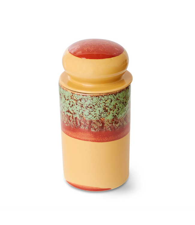 HKLIVING HK Living 70s ceramics: storage jar cove