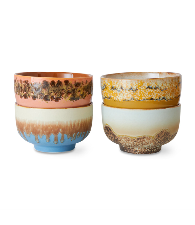 HKLIVING HK Living 70s ceramics: noodle bowls seabreeze, Shores