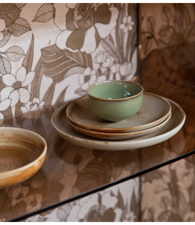 HKLIVING HK Living chef ceramics bowl moss green