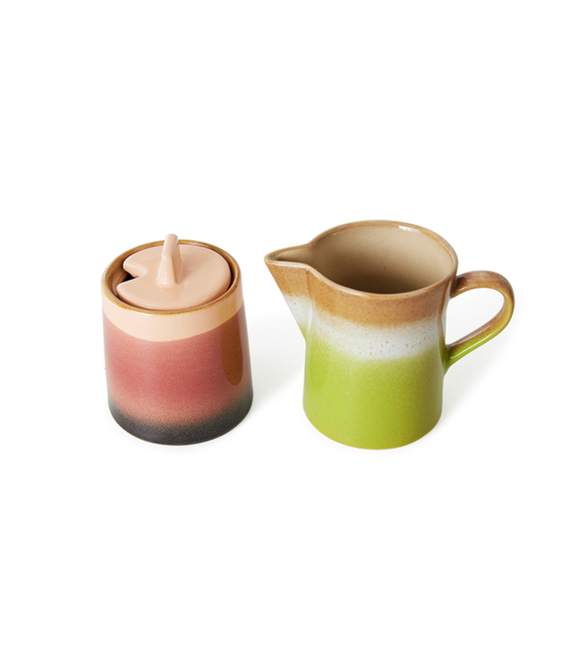 HK Living Milk and Sugar pot Foreland