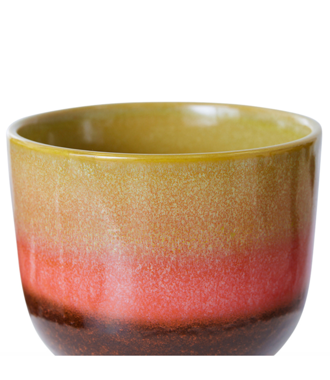 HKLIVING HK Living Retro flower pot lime green 16,5x16,5x24cm