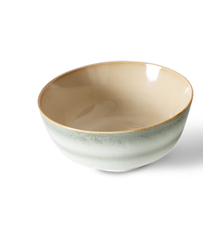 HKLIVING HK Living 70s ceramics: ramen bowl, verge Petal