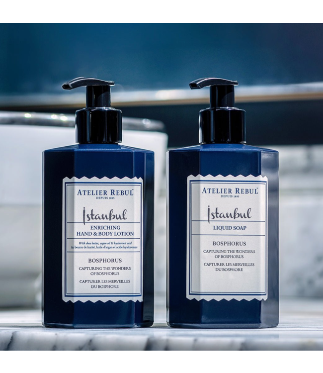ATELIER REBUL ISTANBUL BOSPHORUS ENRICHING HAND & BODY LOTION 400ML