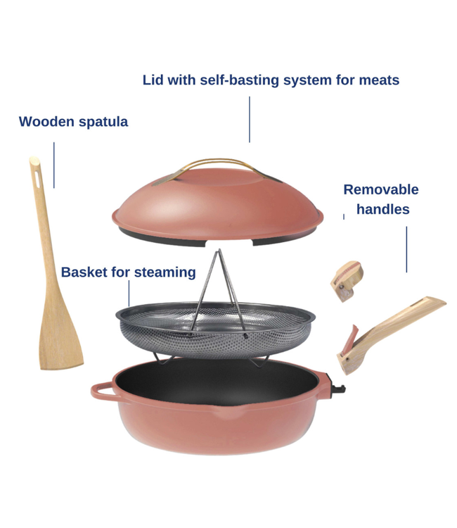 Cookut THE FABULOUS PAN 28 cm - ROSE