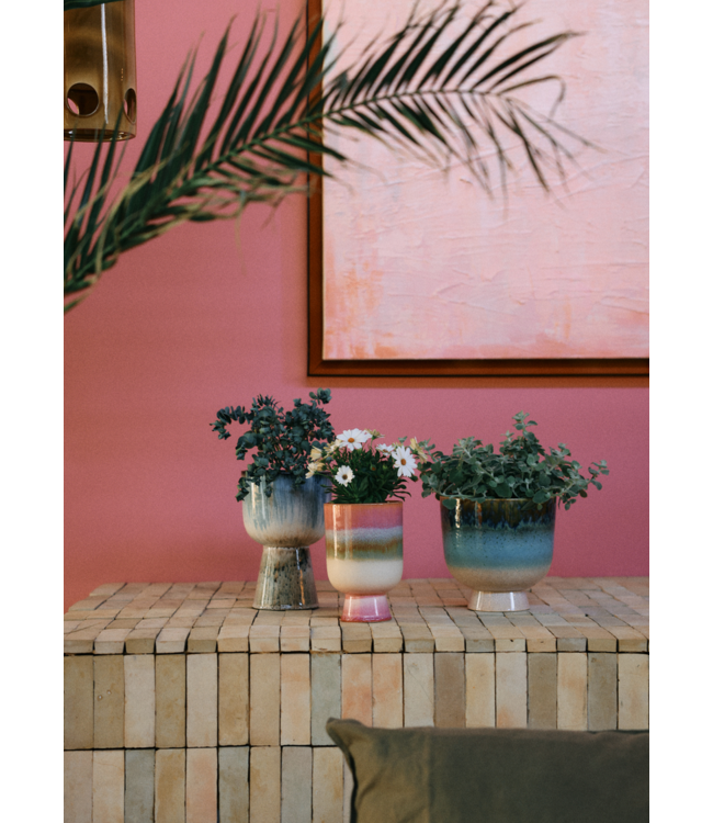 HKLIVING HK Living Retro flower pot glacier