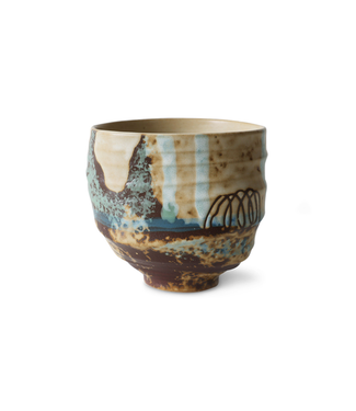 HKLIVING HK Living Artist ceramics: coffee cup, scratched