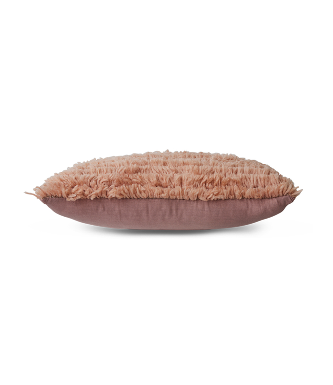 HKLIVING HK Living Fluffy cushion blush (60x40cm)