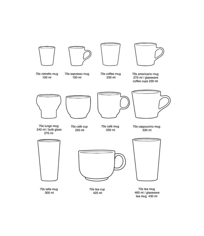 HKLIVING HK Living 70s ceramics: café mug, patina