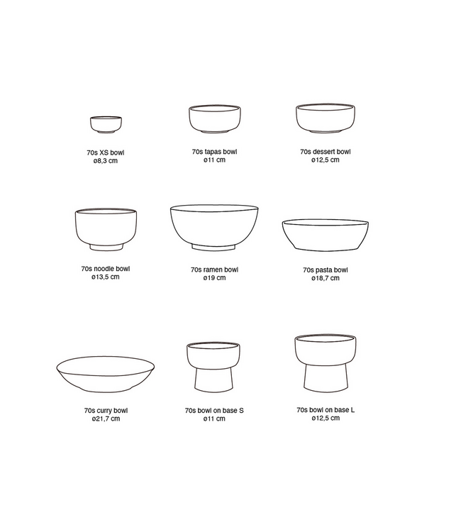 HKLIVING HK Living 70s ceramics: dessert bowl, glaze