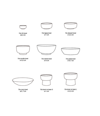 HKLIVING HK Living 70s ceramics: dessert bowl, petal