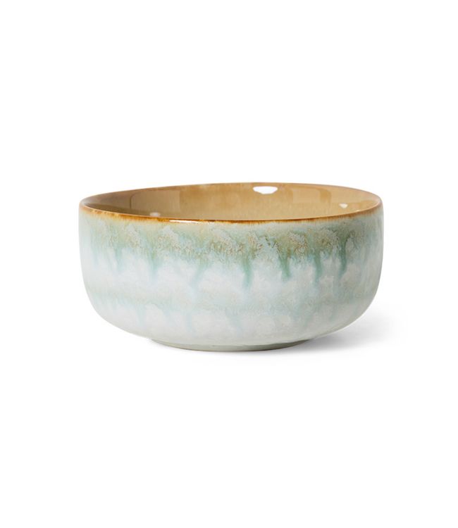 HKLIVING HK Living 70s ceramics: dessert bowl, petal