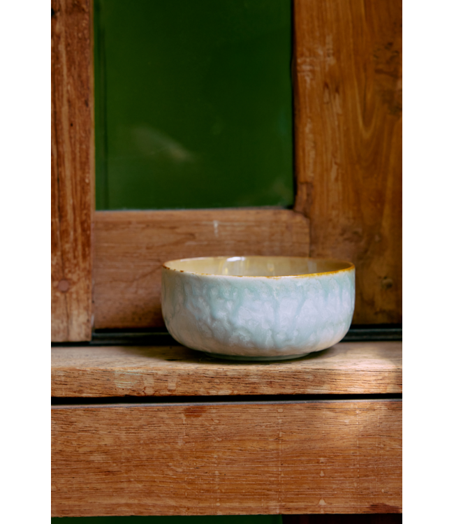 HKLIVING HK Living 70s ceramics: dessert bowl, petal