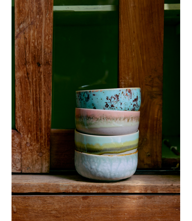 HKLIVING HK Living 70s ceramics: dessert bowl, petal