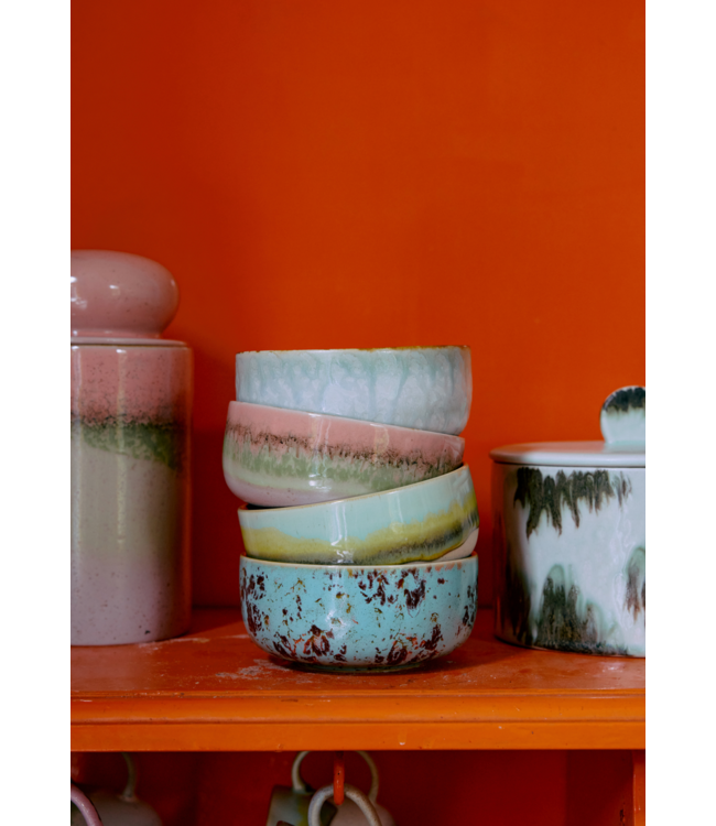 HKLIVING HK Living 70s ceramics: dessert bowl, patina