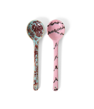 HKLIVING HK Living  70s ceramics: serving spoons, sprinkle (set of 2)