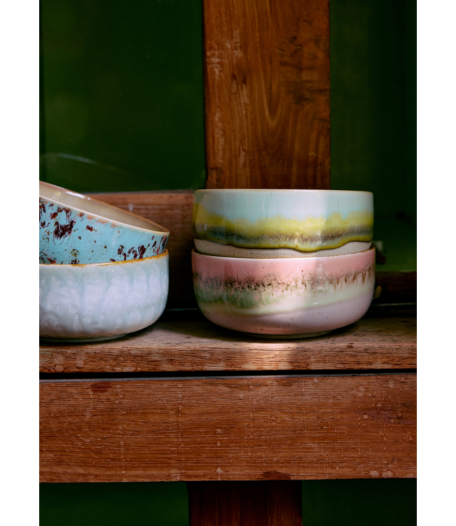 HKLIVING HK Living 70s ceramics: dessert bowl, glint