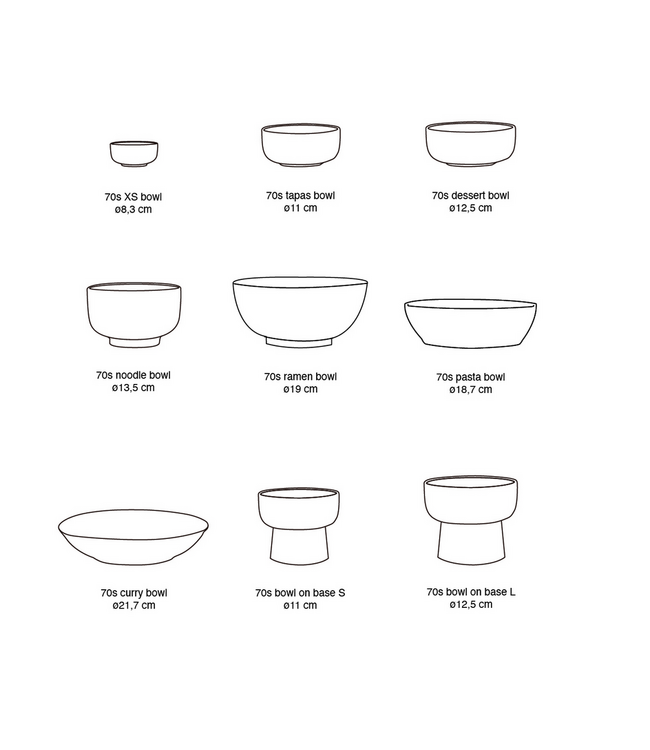 HKLIVING HK Living 70s ceramics: dessert bowl, glint