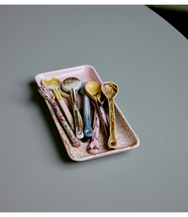 HKLIVING HK Living 70s ceramics: spoons M, blend (set of 4)