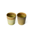 HKLIVING HK Living 70s ceramics: Van Gogh coffee mugs, sunflowers (set of 2)