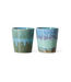 HKLIVING HK Living 70s ceramics: Van Gogh coffee mugs, self portrait (set of 2)