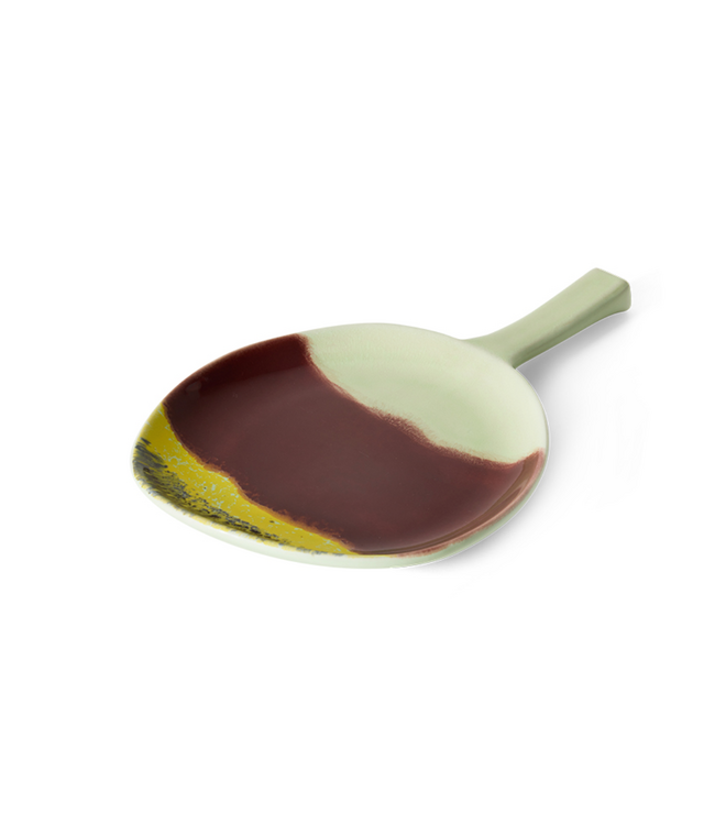 HKLIVING HK Living 70s ceramics: platter, cherry