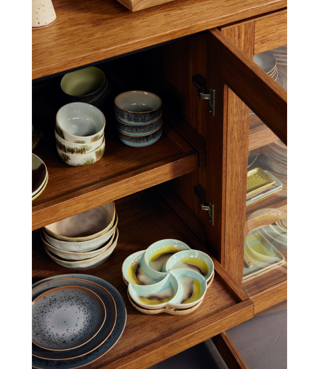 HKLIVING HK Living 70s ceramics: snack tray, glint