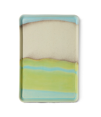 HKLIVING HK Living 70s ceramics: large tray, glint