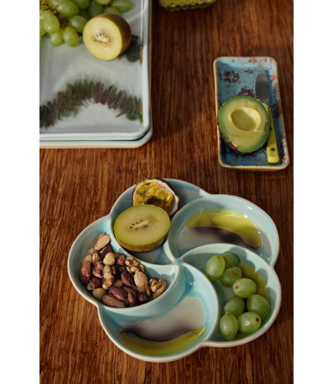 HKLIVING HK Living 70s ceramics: large tray, glint