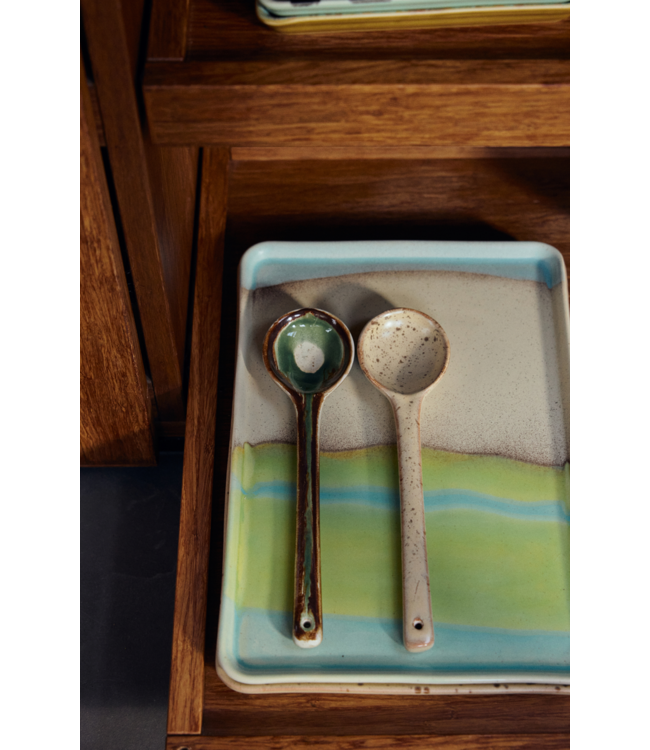 HKLIVING HK Living 70s ceramics: large tray, glint