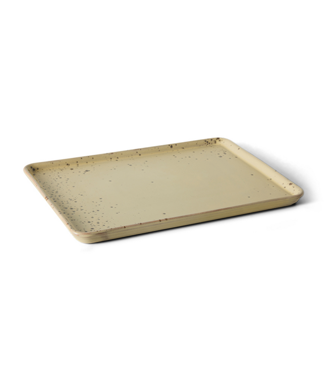 HKLIVING HK Living 70s ceramics: large tray, grit