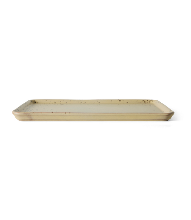 HKLIVING HK Living 70s ceramics: large tray, grit