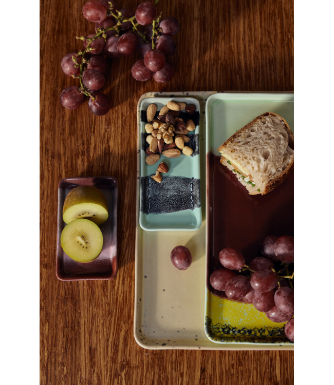 HKLIVING HK Living 70s ceramics: cake tray, cherry