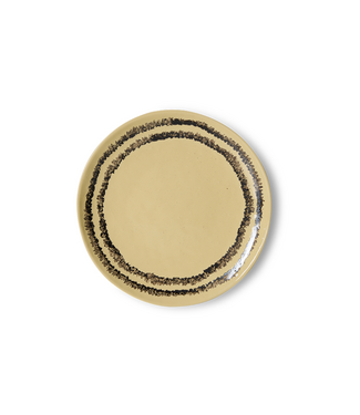 HKLIVING HK Living 70s ceramics: dessert plate, vanilla